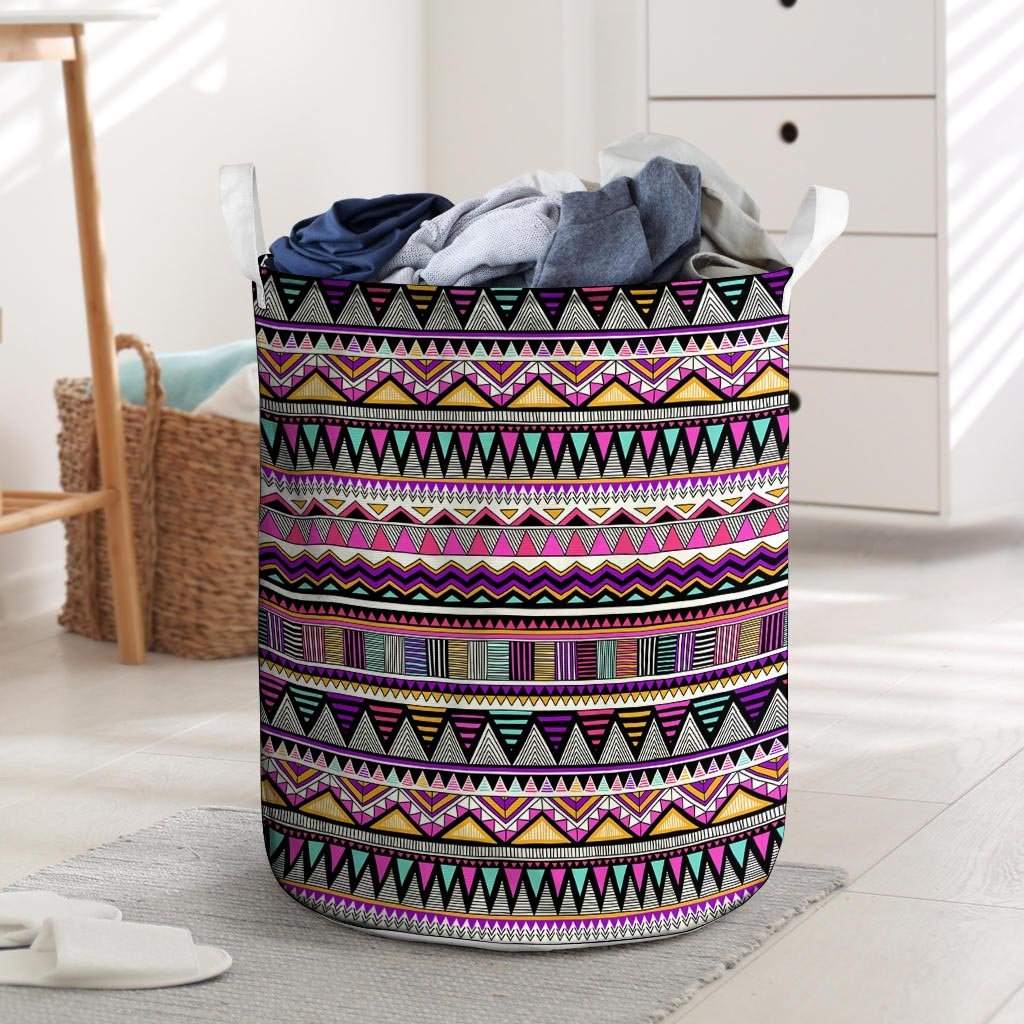 Native Aztec Laundry Basket-grizzshop