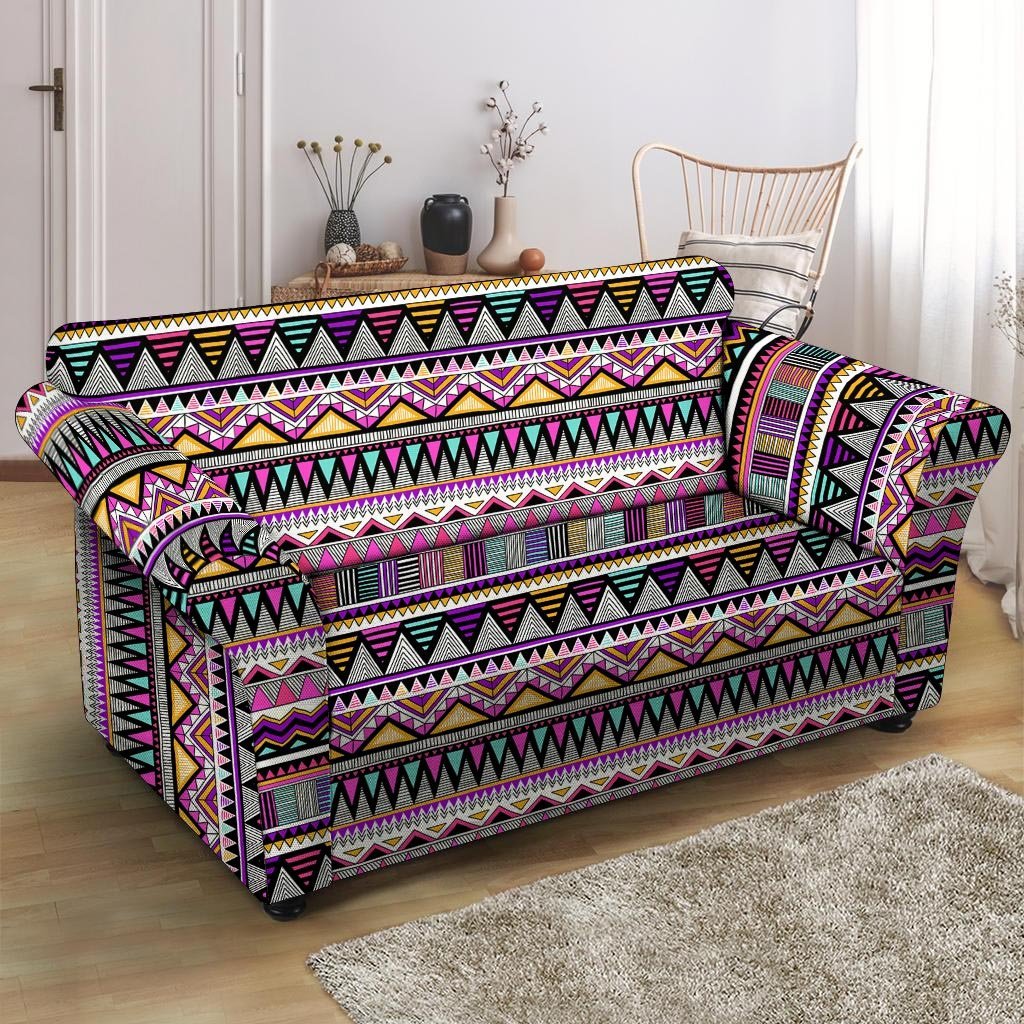 Native Aztec Loveseat Cover-grizzshop