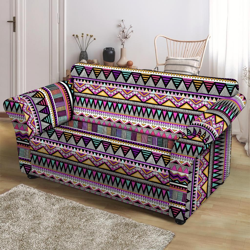 Native Aztec Loveseat Cover-grizzshop