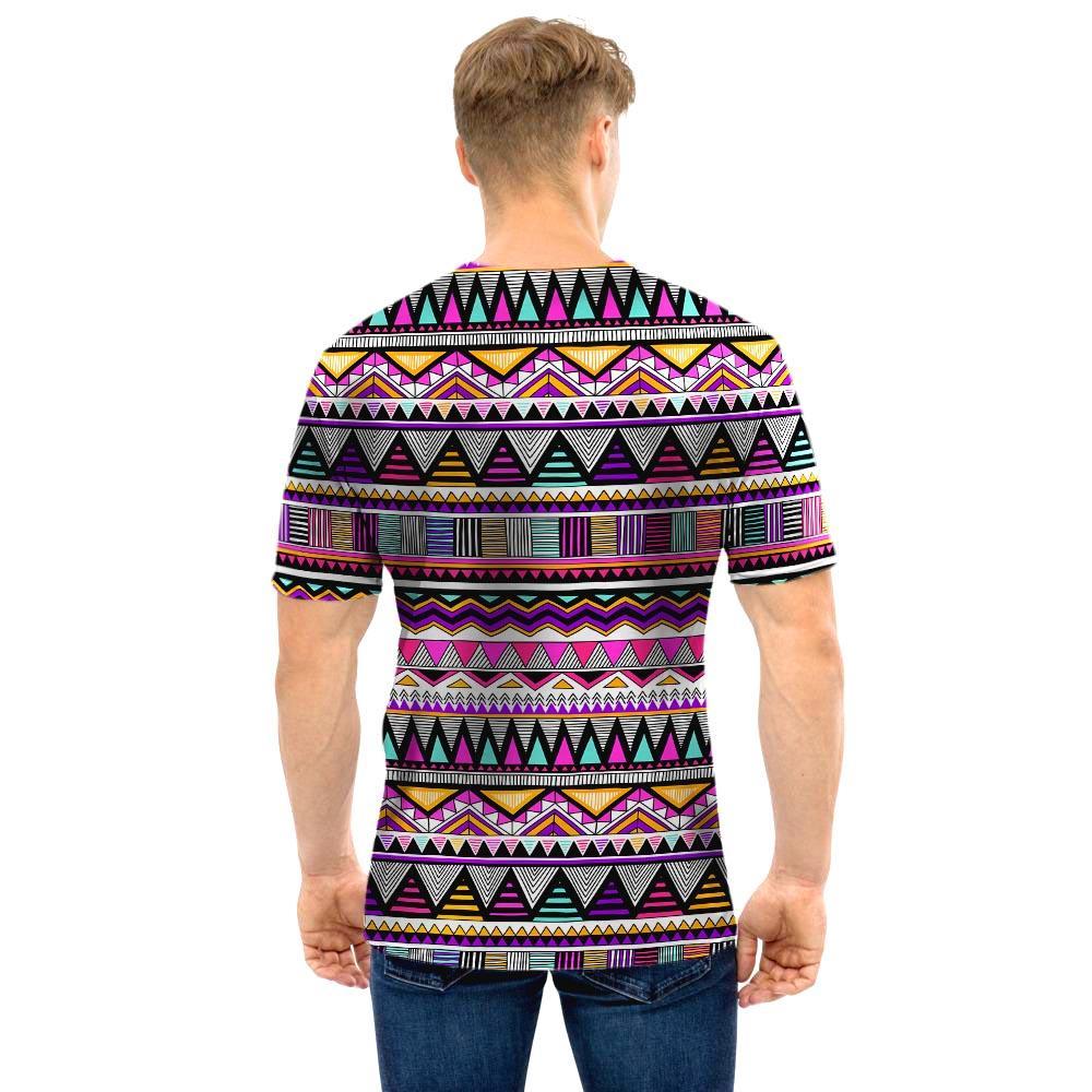 Native Aztec Men T Shirt-grizzshop