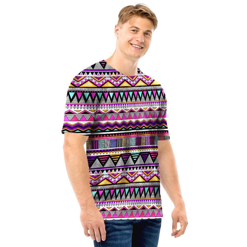 Native Aztec Men T Shirt-grizzshop