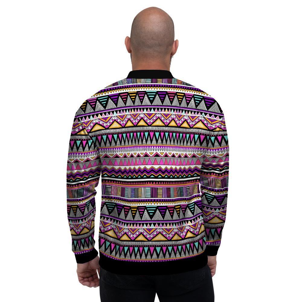 Native Aztec Men's Bomber Jacket-grizzshop