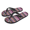 Native Aztec Men's Flip Flops-grizzshop