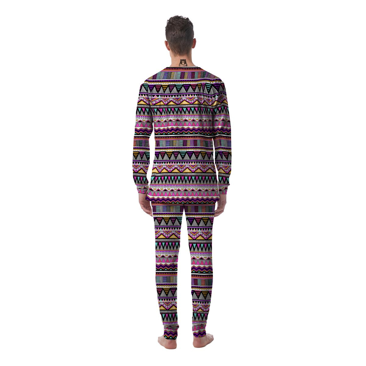 Native Aztec Men's Pajamas-grizzshop