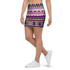 Native Aztec Mini Skirt-grizzshop