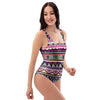 Native Aztec One Piece Swimsuite-grizzshop