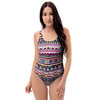 Native Aztec One Piece Swimsuite-grizzshop