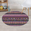 Native Aztec Round Rug-grizzshop