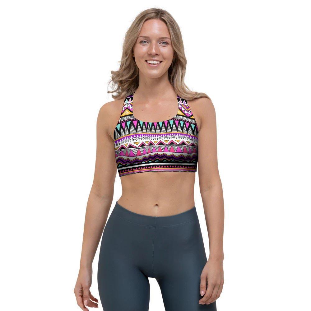 Native Aztec Sports Bra-grizzshop