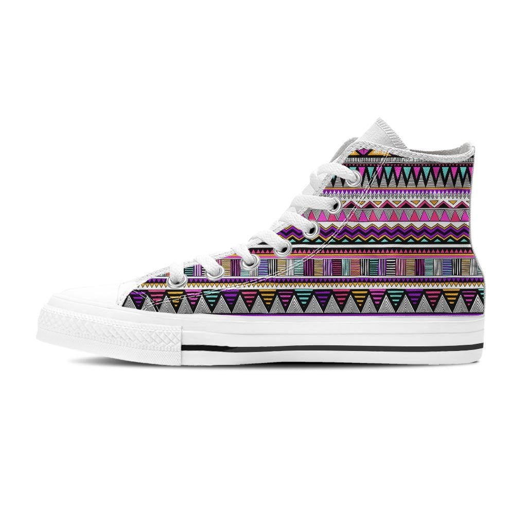 Native Aztec Women's High Top Shoes-grizzshop