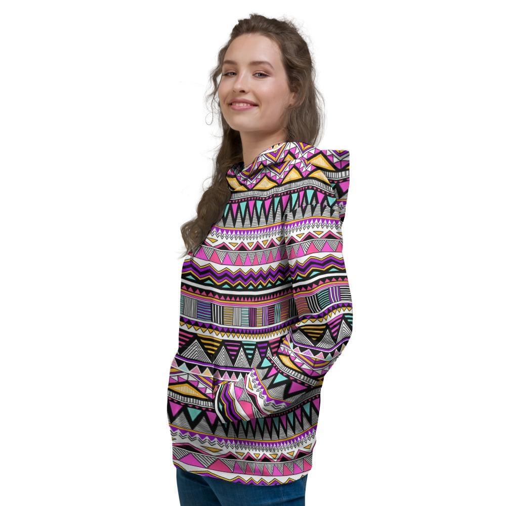 Native Aztec Women's Hoodie-grizzshop