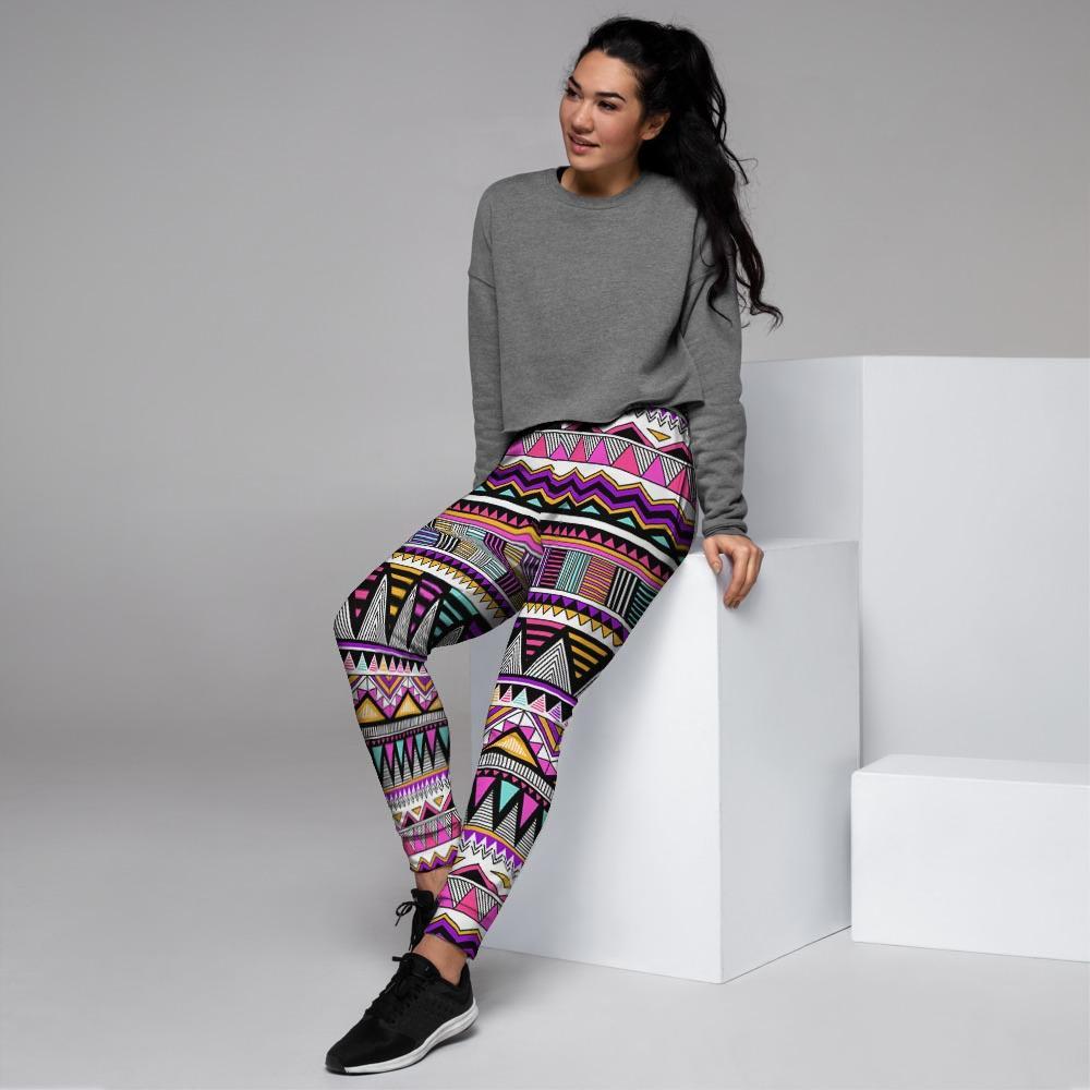 Native Aztec Women's Joggers-grizzshop