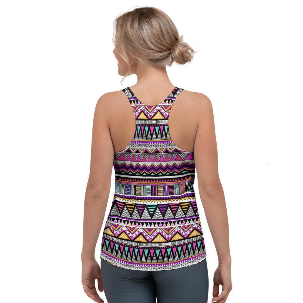 Native Aztec Women's Racerback Tank Top-grizzshop