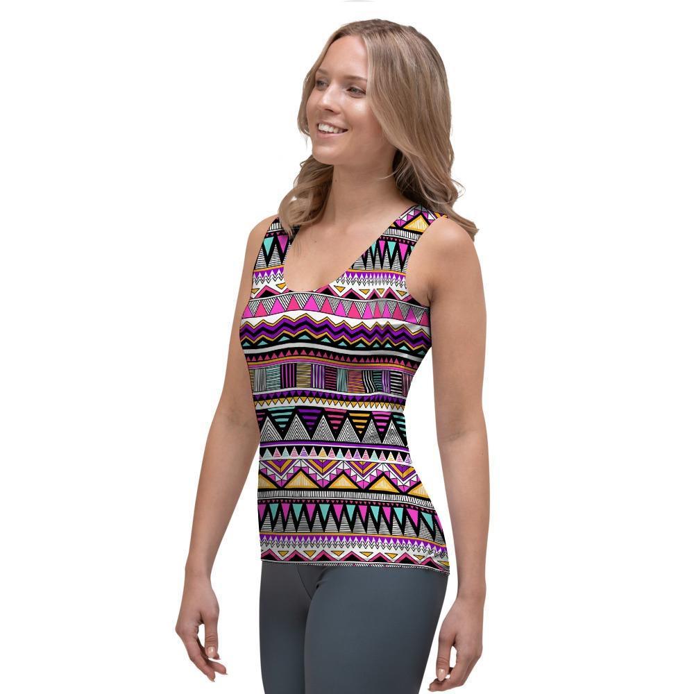 Native Aztec Women's Tank Top-grizzshop