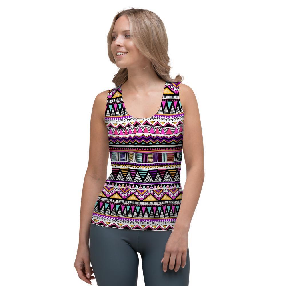 Native Aztec Women's Tank Top-grizzshop