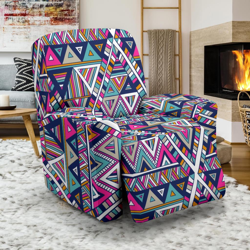 Native Navajo American Indians Aztec Pendleton Tribal Print Recliner Cover-grizzshop