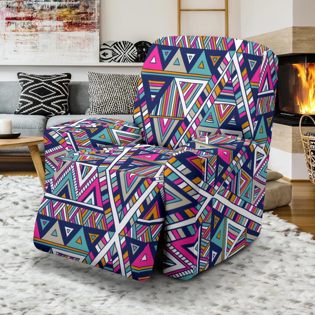 Native Navajo American Indians Aztec Pendleton Tribal Print Recliner Cover-grizzshop