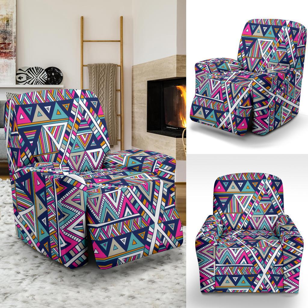 Native Navajo American Indians Aztec Pendleton Tribal Print Recliner Cover-grizzshop