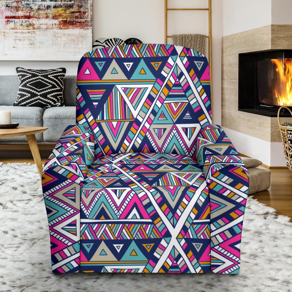 Native Navajo American Indians Aztec Pendleton Tribal Print Recliner Cover-grizzshop