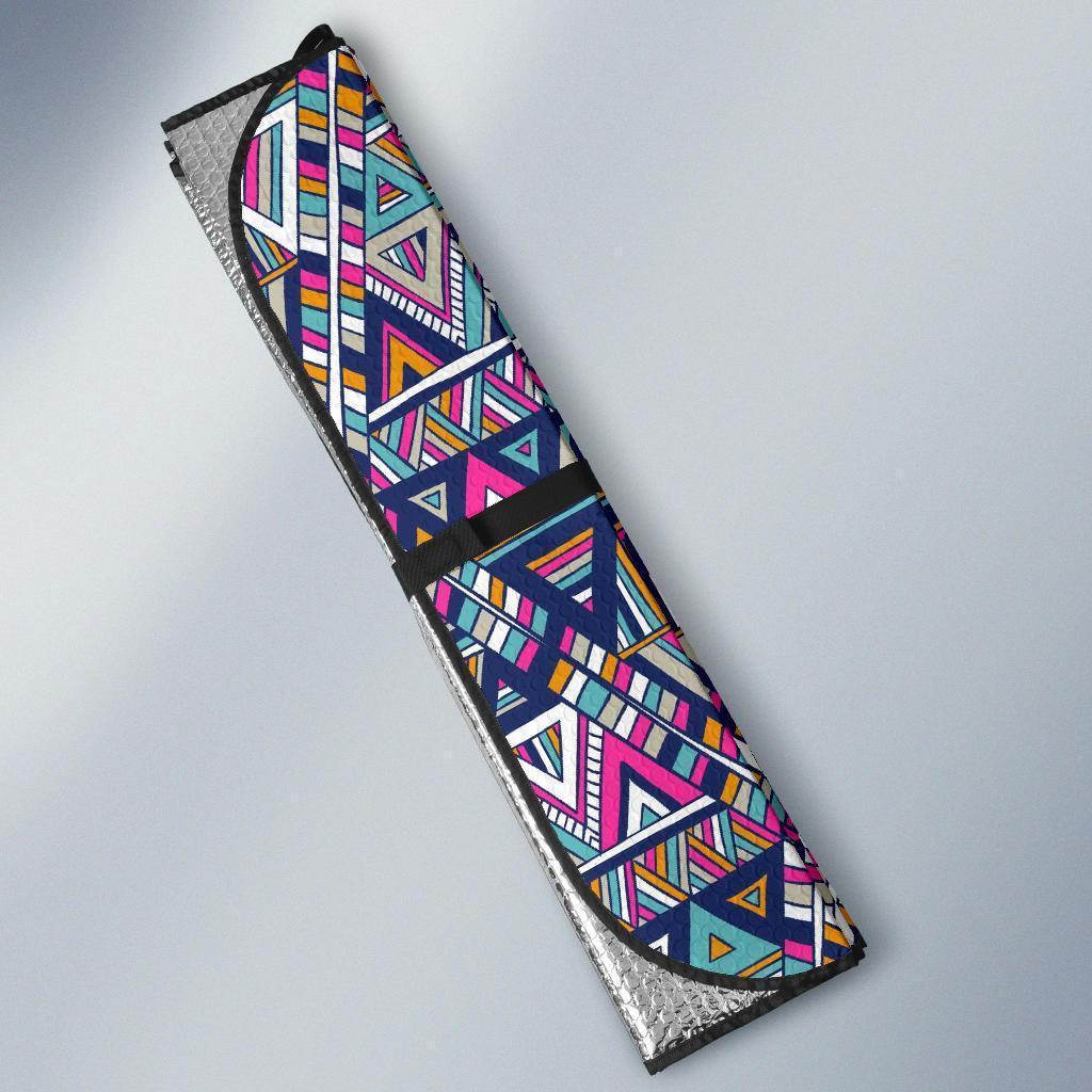 Native Navajo American Indians Aztec Tribal Print Car Sun Shade-grizzshop