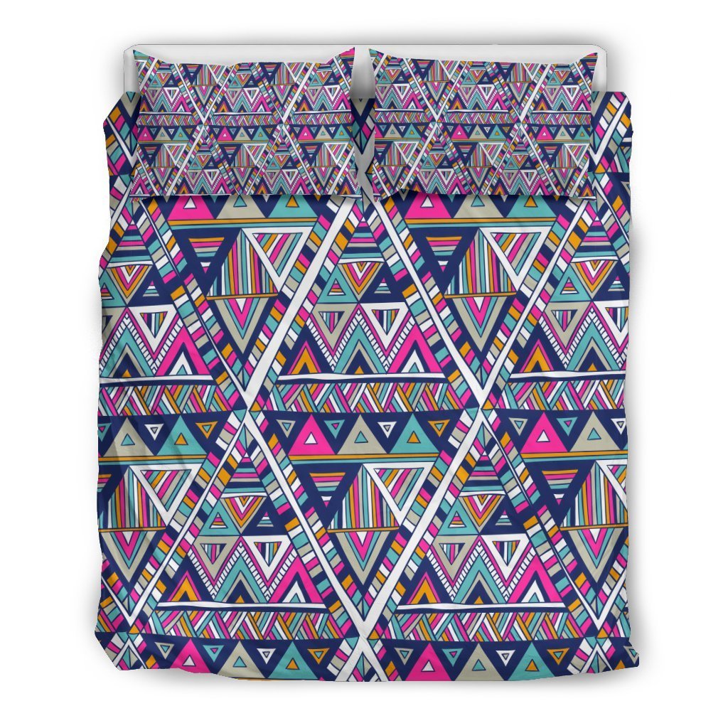 Native Navajo American Indians Aztec Tribal Print Duvet Cover Bedding Set-grizzshop