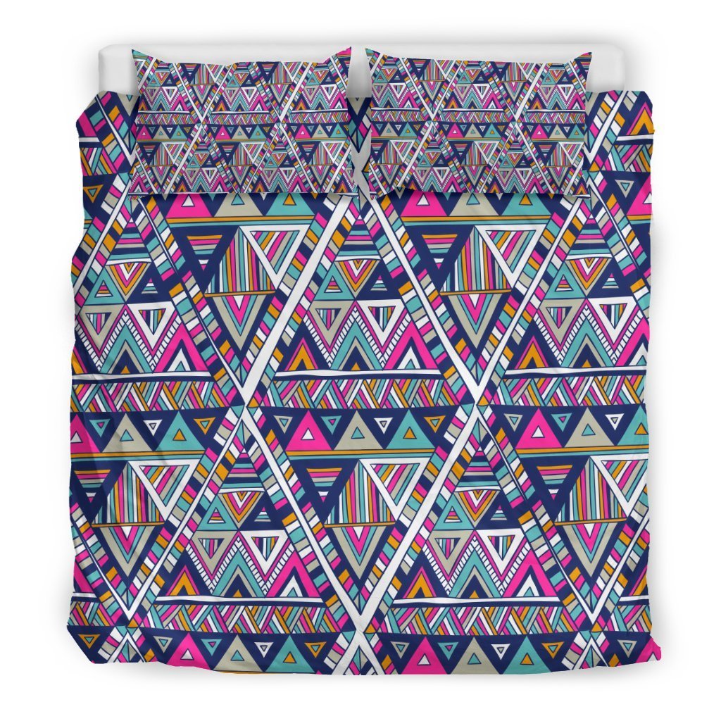 Native Navajo American Indians Aztec Tribal Print Duvet Cover Bedding Set-grizzshop