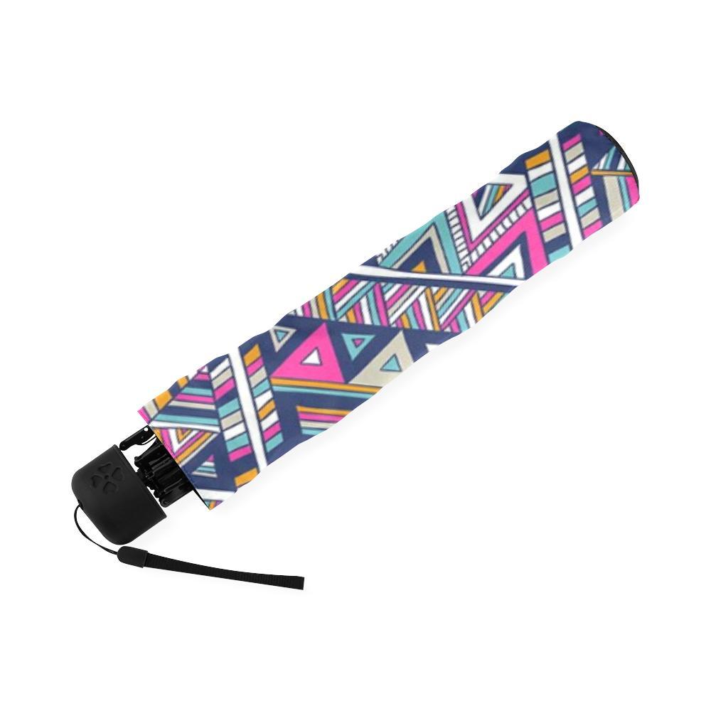 Native Navajo American Indians Aztec Tribal Print Foldable Umbrella-grizzshop