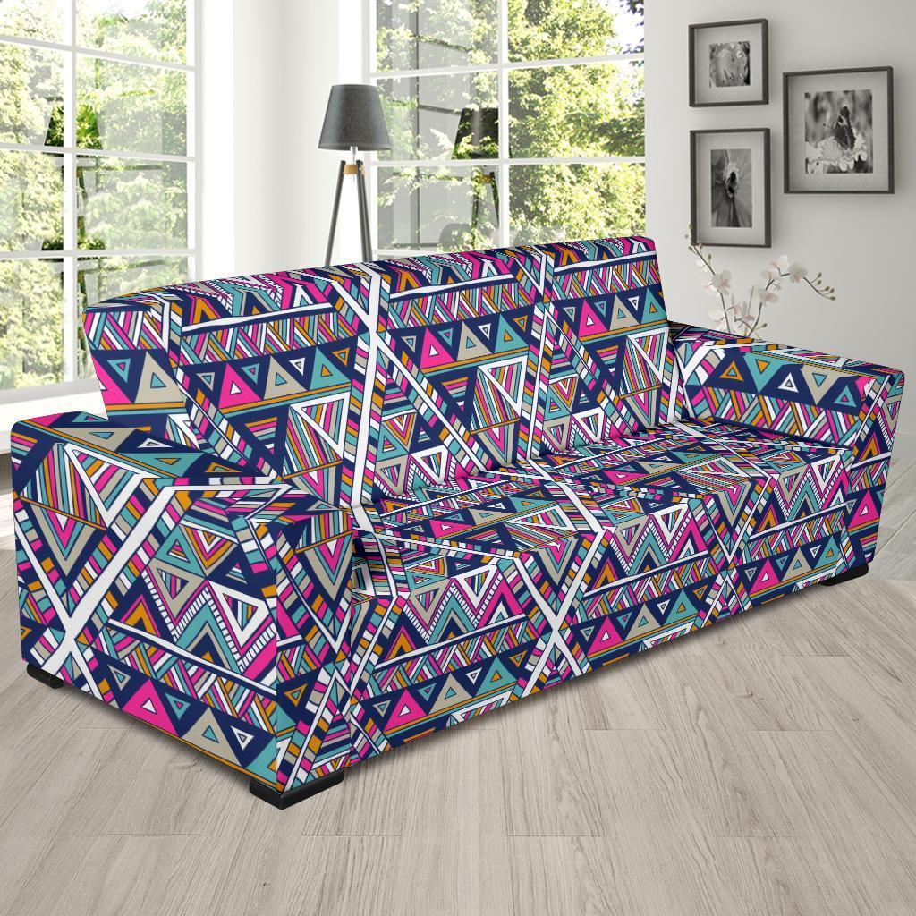 Native Navajo American Indians Aztec Tribal Print Sofa Covers-grizzshop