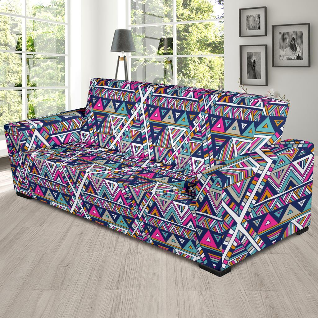 Native Navajo American Indians Aztec Tribal Print Sofa Covers-grizzshop