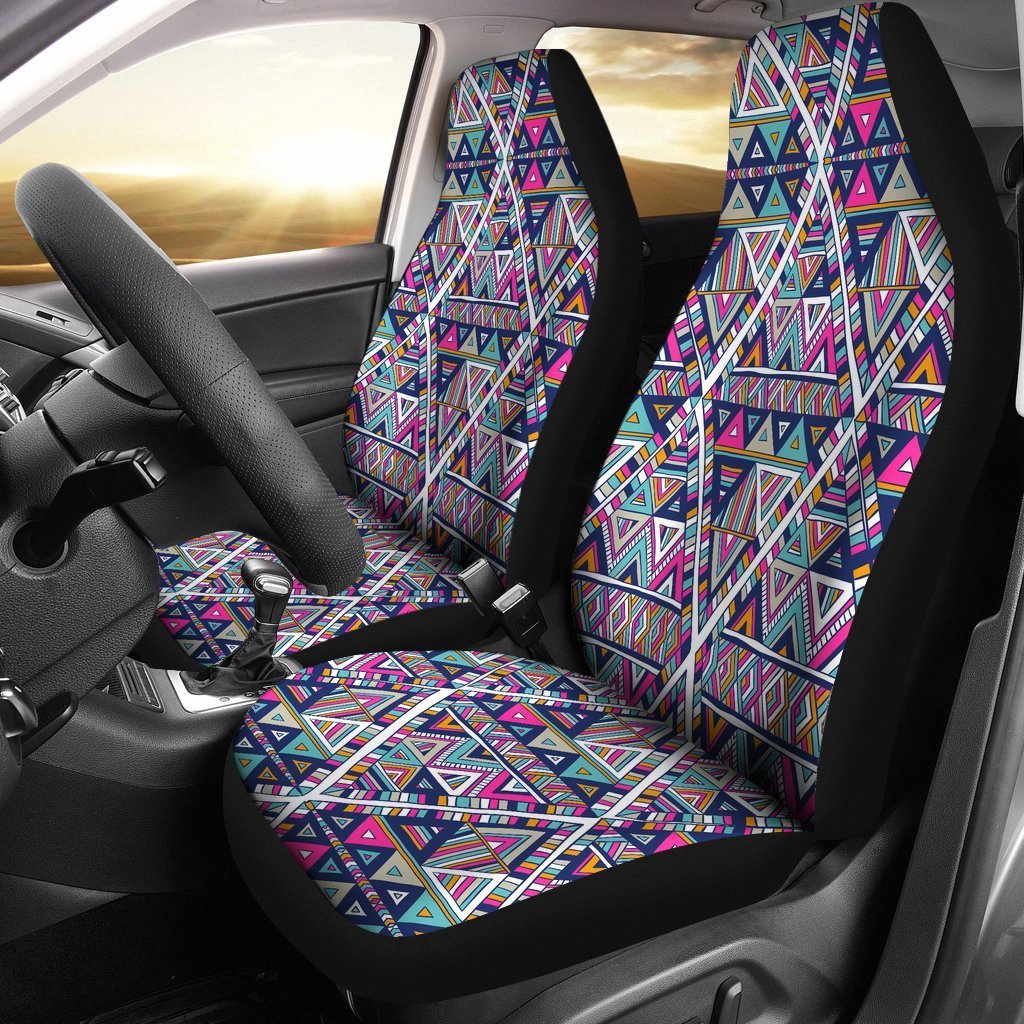 Native Navajo American Indians Aztec Tribal Print Universal Fit Car Seat Cover-grizzshop