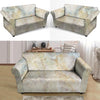 Natural Brown Marble Loveseat Cover-grizzshop