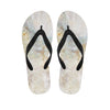 Natural Brown Marble Men's Flip Flops-grizzshop