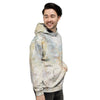 Natural Brown Marble Men's Hoodie-grizzshop