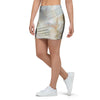 Natural Brown Marble Mini Skirt-grizzshop