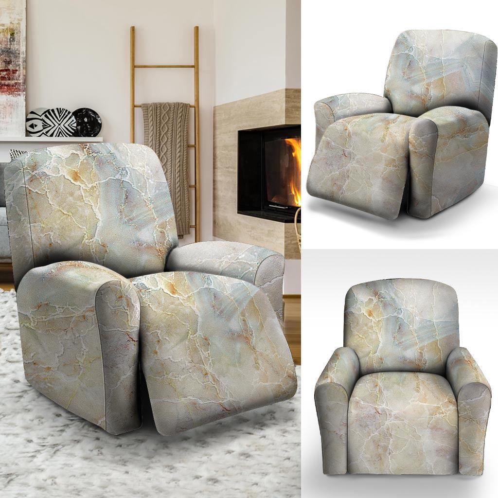 Natural Brown Marble Recliner Cover-grizzshop