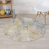 Natural Brown Marble Round Rug-grizzshop