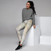 Natural Brown Marble Women's Joggers-grizzshop