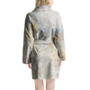 Natural Brown Marble Women's Robe-grizzshop