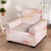 Natural Pink Marble Armchair Cover-grizzshop