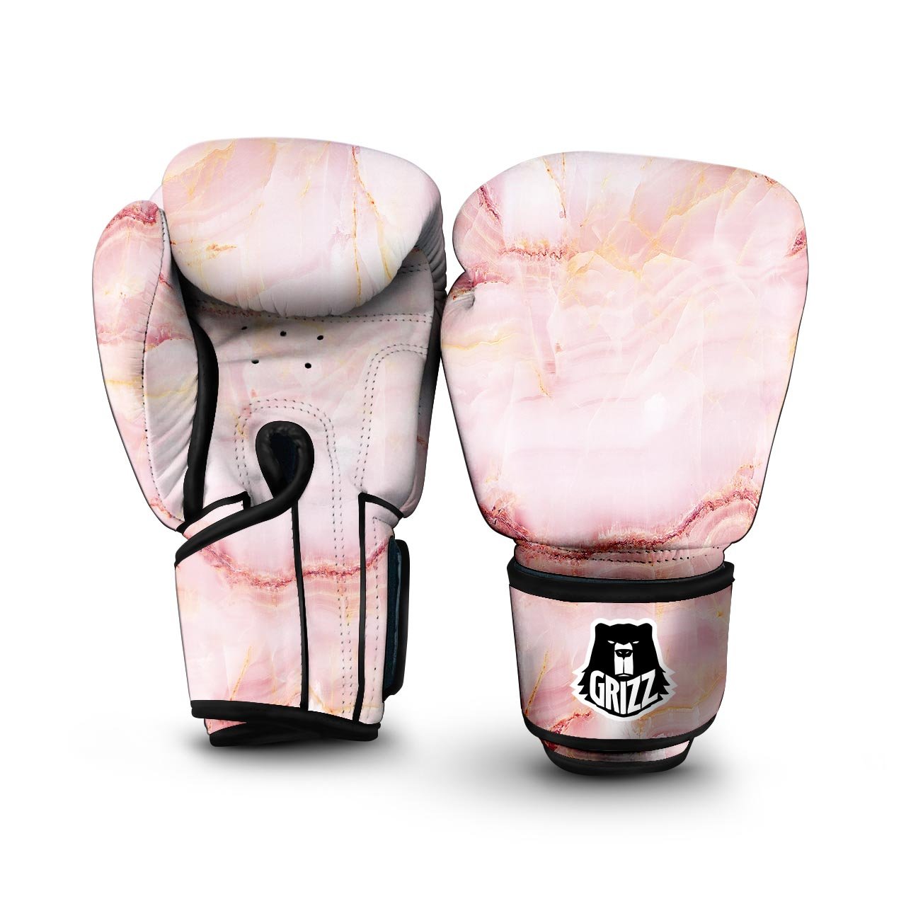 Natural Pink Marble Boxing Gloves-grizzshop