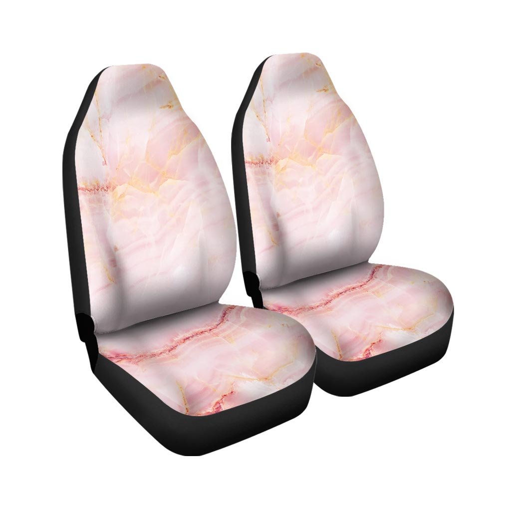 Natural Pink Marble Car Seat Covers-grizzshop