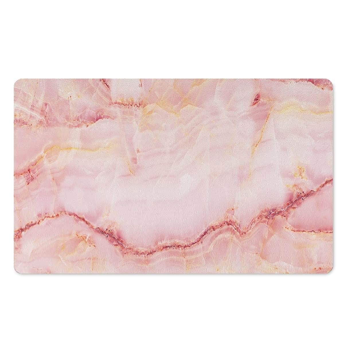 Natural Pink Marble Door Mat-grizzshop