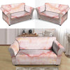 Natural Pink Marble Loveseat Cover-grizzshop