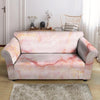 Natural Pink Marble Loveseat Cover-grizzshop