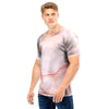 Natural Pink Marble Men T Shirt-grizzshop