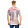 Natural Pink Marble Men T Shirt-grizzshop