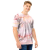 Natural Pink Marble Men T Shirt-grizzshop