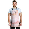 Natural Pink Marble Men's Apron-grizzshop