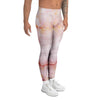 Natural Pink Marble Men's Leggings-grizzshop