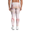 Natural Pink Marble Men's Leggings-grizzshop